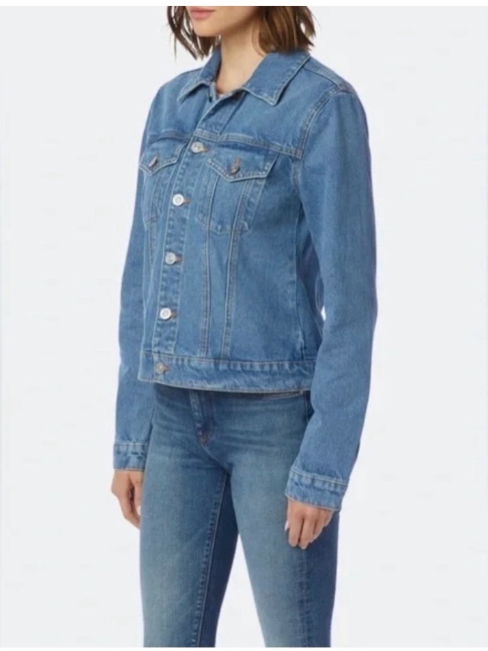 NWOT Hudson the Classic fitted trucker jacket  sz l/xl